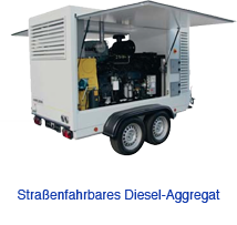 Straßenfahrbares Diesel-Aggregat